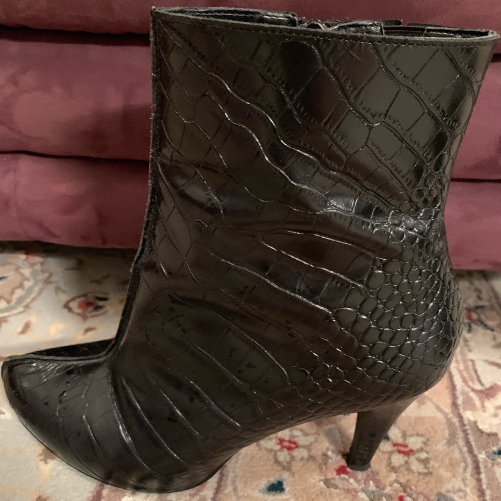 Audrey Brooke booties.